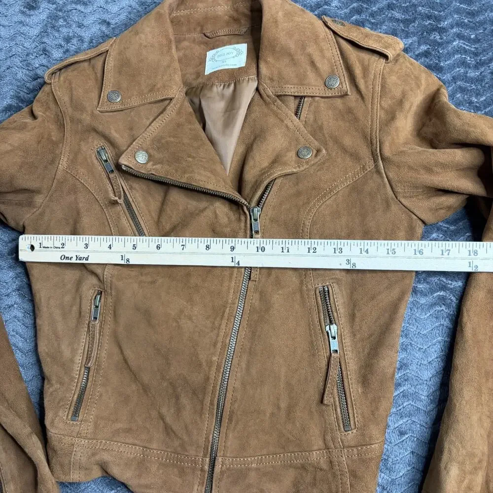 Mia Joy by Joyfolie Suede Jacket brown Size XS